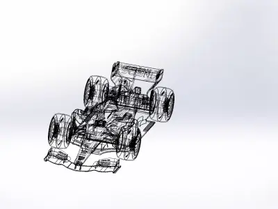 Mercedes-amg-formula-1-car 3D model