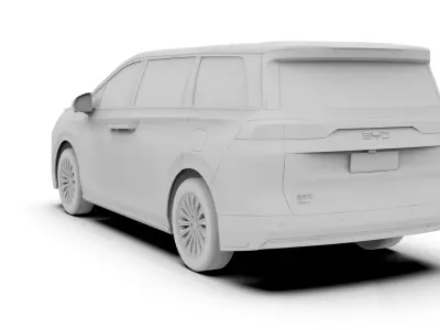 BYD XIA DM-i 2025 low poly  3D model
