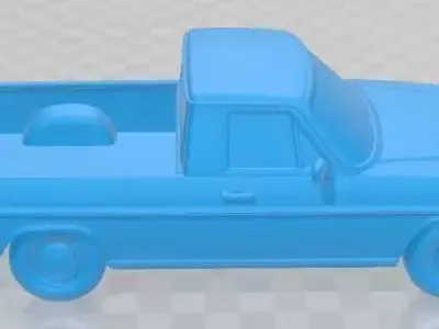 Mercedes Benz 220D W115 Pick Up 1972 Printable Car 3D print model