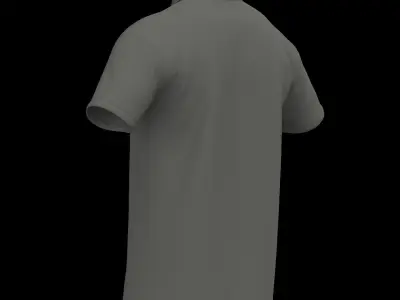 Male polo tshirt Free 3D model