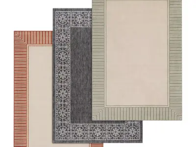 Rug Set 813 3D model
