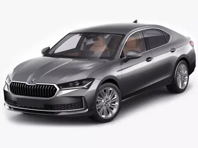 Skoda SuperB 2024 3D model