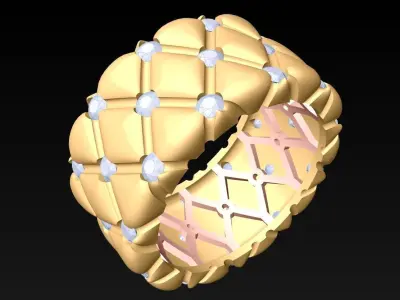 Diamond Ring  - N222239 3D print model