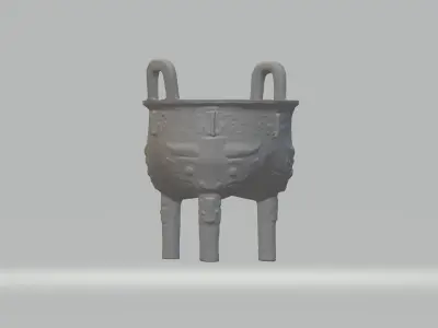 Chinese Ding Furnace Incense 3D print model
