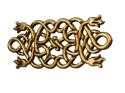 classic decor ornament 02 3D model