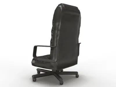 Low Poly Office Chair Low-poly 3D model