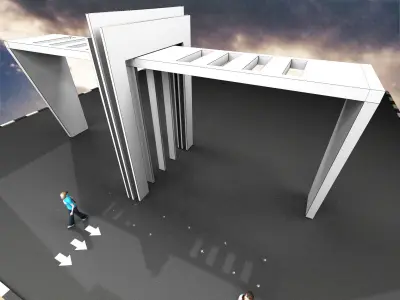 Decoration Gate Design a291  3D model