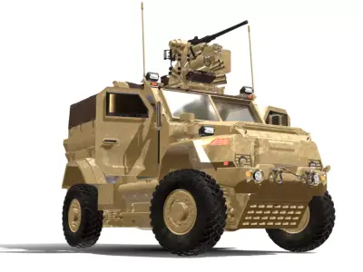 MXT CARGO 4X4  Low-poly 3D model