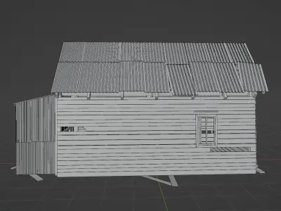 Old House Low-poly 3D model get