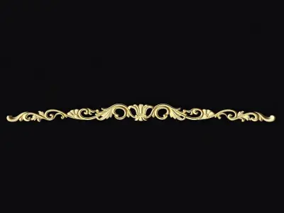 Central decor ornament for furniture 3D model 226
