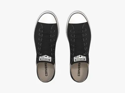 Chuck Taylor All Star Lift Platform Low Top Black 3D model