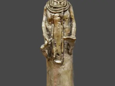 Oloi Bronze Statue Low-poly 3D model