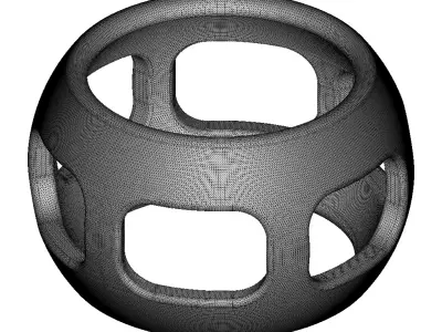 Automotive CV Joint Cage 3D print model