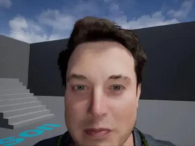 Elon Musk 3d model unreal engine and unity -- coolgames 3D model