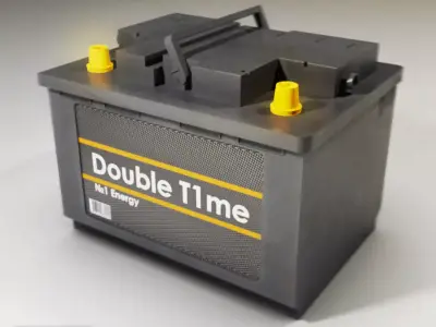 Car Battery Low Poly Low-poly 3D model