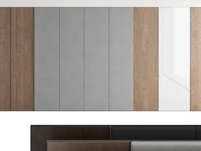 Decorative wall panels set 28 3D model