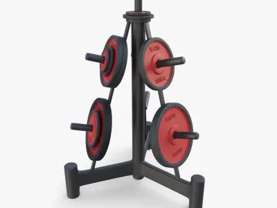 Disk rack v2 3D model