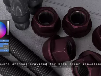 Wheel Stud Kit 3D model