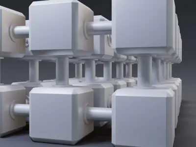 Prototype of the processor from the movie Terminator 2 3D print model