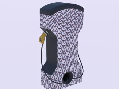 EV charger XIX PBR 3D model