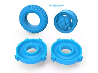 Tire Mold - Wheel 3D print model