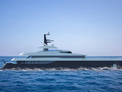 Elandess motor yacht 3D model