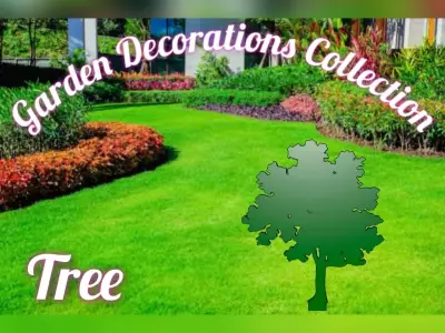 Wonderful Artificial Tree Home and Garden Outdoor Lawn Decor 3D model