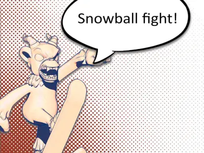 Yeti TUSSLE FOR VIVTORY 3D print model