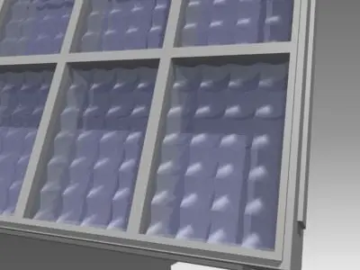 Solar Tower 3D model