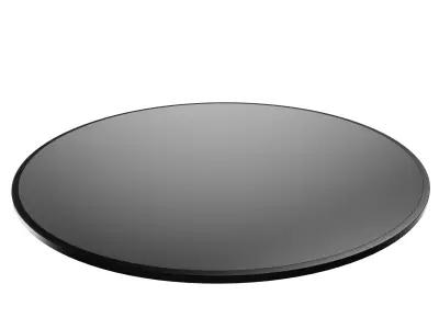 Minimalist Round Wall Mirror Low-poly 3D model