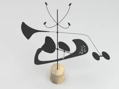 Philippe Hiquily Sculpture 3D model