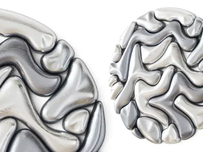 Abstract sculpture by Nuge Materialize 3D model