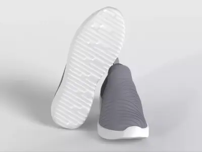 PPQ Women s Slip On Walking Shoes Memory Foam Low-poly 3D model