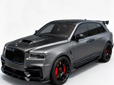 Storm Grey Custom Performance SUV 3D Model Low-poly 3D model