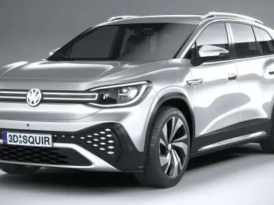 Volkswagen ID6 CROZZ 2022 3D model