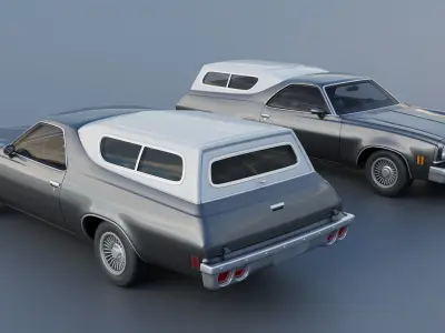 Chevrolet El Camino 1973 3D print model