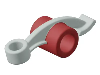 Baby Vehicle Rocker Arm Toy 3D model