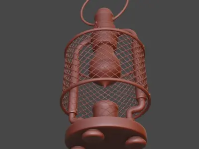 Fancy lantern to put or to hang 3D print model