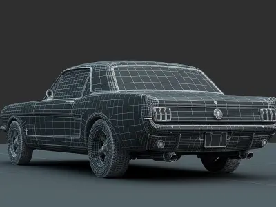 Ford Mustang 1964 3D model