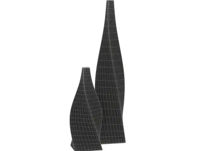 Decorative vase 01 3D model