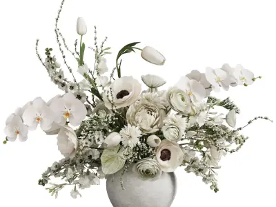 Flower In Vase 82 3D model