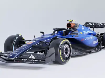 F1 2025 Williams FW47 Formula 1 Race Car Low-poly 3D model Low-poly 3D model