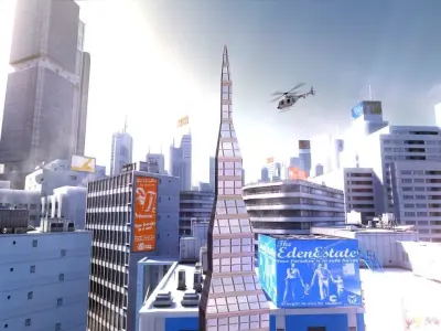 Triangles tower 3D print model