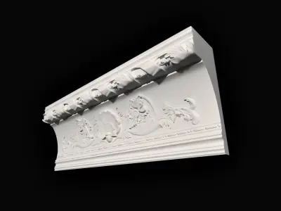 Classic cornice 3D model