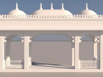 Trident Canopy 3D model