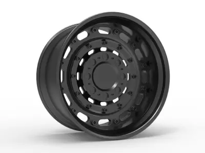 Black Rhino Arsenal Wheel  3D print model