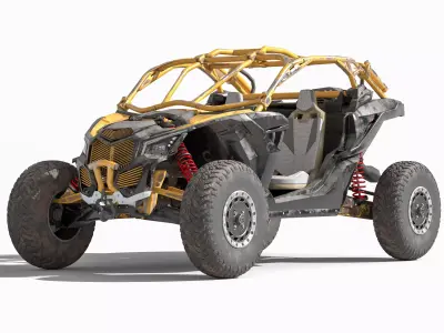 Buggy Can-Am Maverick 3D Model  Low-poly 3D model