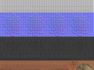 Plant in a vase 3D model