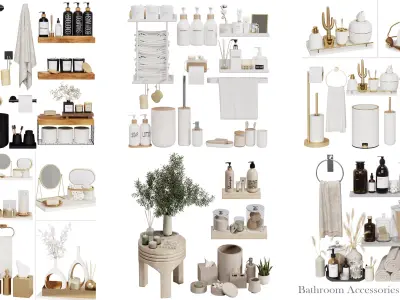 Bathroom Accessories Collection 01