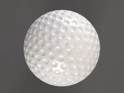 Plastic Golf Ball 3D model